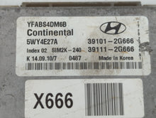 2011 Hyundai Sonata PCM Engine Control Computer ECU ECM PCU OEM P/N:39111-2G666 39101-2G666 Fits OEM Used Auto Parts