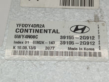 2011-2015 Hyundai Sonata PCM Engine Control Computer ECU ECM PCU OEM P/N:39105-2G912 39155-2G912 Fits OEM Used Auto Parts