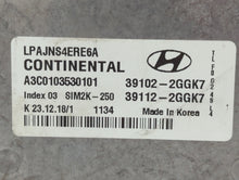 2018-2019 Hyundai Sonata PCM Engine Control Computer ECU ECM PCU OEM P/N:39112-2GGK7 39102-2GGK7, 39112-2GGJ5 Fits Fits 2018 2019 OEM Used Auto Parts