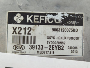 2014 Kia Forte PCM Engine Control Computer ECU ECM PCU OEM P/N:39133-2EYB2 Fits OEM Used Auto Parts