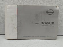 2015 Nissan Rogue Owners Manual Book Guide OEM Used Auto Parts