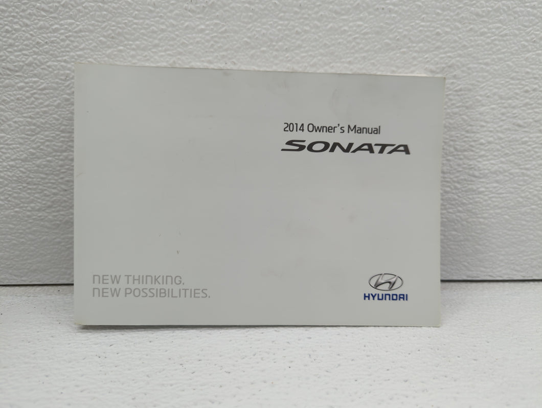 2014 Hyundai Sonata Owners Manual Book Guide OEM Used Auto Parts