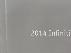 2014 Infiniti Q50 Owners Manual Book Guide OEM Used Auto Parts