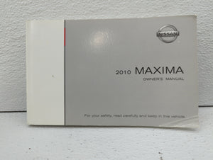 2010 Nissan Maxima Owners Manual Book Guide OEM Used Auto Parts