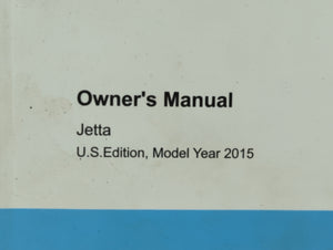 2015 Volkswagen Jetta Owners Manual Book Guide OEM Used Auto Parts