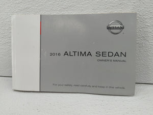 2016 Nissan Altima Owners Manual Book Guide OEM Used Auto Parts