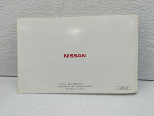 2009 Nissan Maxima Owners Manual Book Guide OEM Used Auto Parts