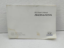 2013 Hyundai Sonata Owners Manual Book Guide OEM Used Auto Parts