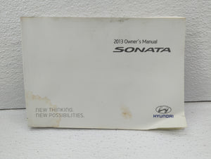 2013 Hyundai Sonata Owners Manual Book Guide OEM Used Auto Parts