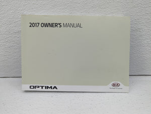 2017 Kia Optima Owners Manual Book Guide OEM Used Auto Parts