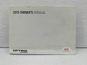 2015 Kia Optima Owners Manual Book Guide OEM Used Auto Parts