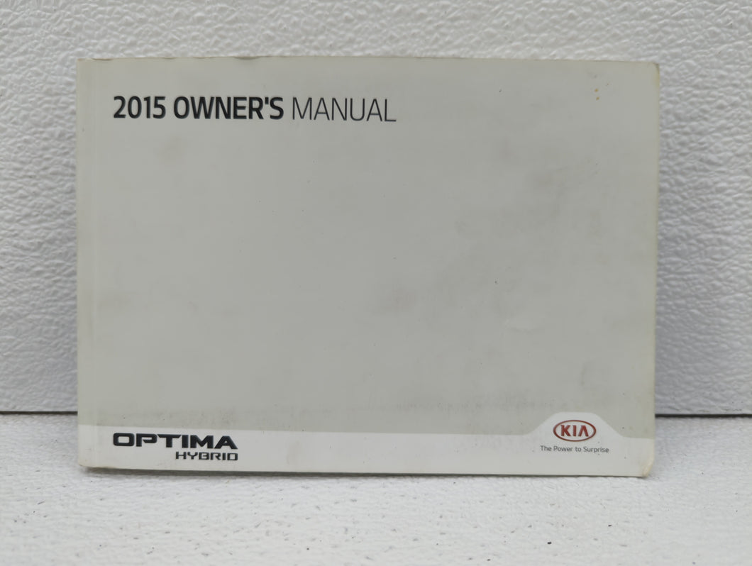 2015 Kia Optima Owners Manual Book Guide OEM Used Auto Parts