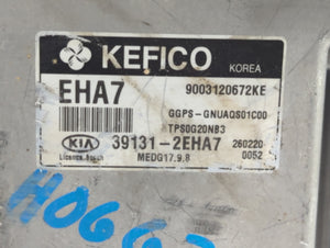 2016 Kia Soul PCM Engine Control Computer ECU ECM PCU OEM P/N:39131-2EHA7 Fits OEM Used Auto Parts