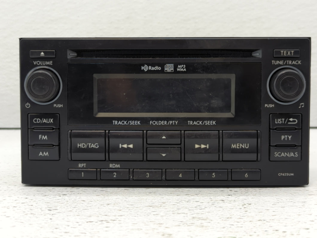 2014 Subaru Forester Radio AM FM Cd Player Receiver Replacement P/N:86201SG600 86201SG620 Fits OEM Used Auto Parts