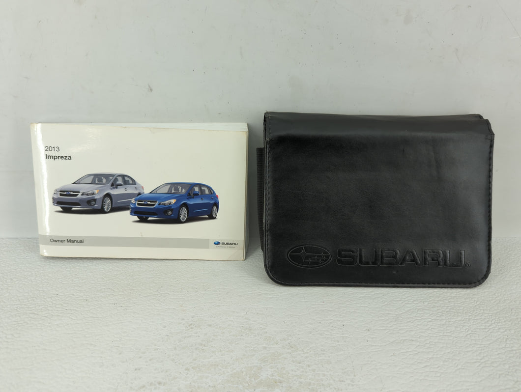 2013 Subaru Impreza Owners Manual Book Guide OEM Used Auto Parts