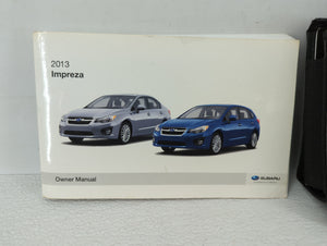 2013 Subaru Impreza Owners Manual Book Guide OEM Used Auto Parts