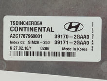 2018 Hyundai Tucson PCM Engine Control Computer ECU ECM PCU OEM P/N:39171-2GAA0 39170-2GAA0, 39170-2GPA0, 39171-2GPA0 Fits OEM Used Auto Parts