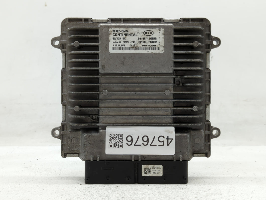 2015 Kia Optima PCM Engine Control Computer ECU ECM PCU OEM P/N:39138-2GBH1 39108-2GBH1, 39138-2GBH2, 39108-2GBH2 Fits OEM Used Auto Parts