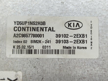 2015 Kia Forte PCM Engine Control Computer ECU ECM PCU OEM P/N:39103-2EXB1 39102-2EXB1 Fits OEM Used Auto Parts