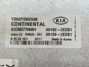 2015 Kia Forte PCM Engine Control Computer ECU ECM PCU OEM P/N:39103-2EXB1 39102-2EXB1 Fits OEM Used Auto Parts