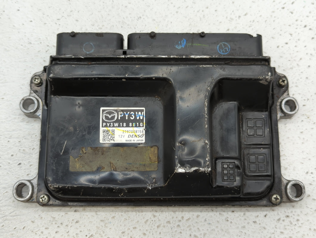 2014-2015 Mazda Cx-5 PCM Engine Control Computer ECU ECM PCU OEM P/N:PY3W 18 881C PY2V 18 881F, PY3W 18 881G Fits Fits 2014 2015 OEM Used Auto Parts