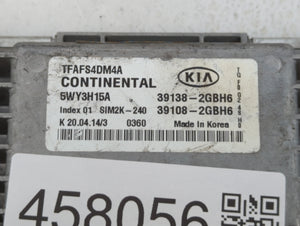 2015 Kia Optima PCM Engine Control Computer ECU ECM PCU OEM P/N:39108-2GBH6 39138-2GBH6, 36108-2GBH7, 39138-2GBH7 Fits OEM Used Auto Parts