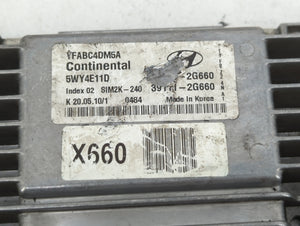 2011 Hyundai Sonata PCM Engine Control Computer ECU ECM PCU OEM P/N:39111-2G660 39101-2G660, 39111-2G661, 39101-2G661 Fits OEM Used Auto Parts