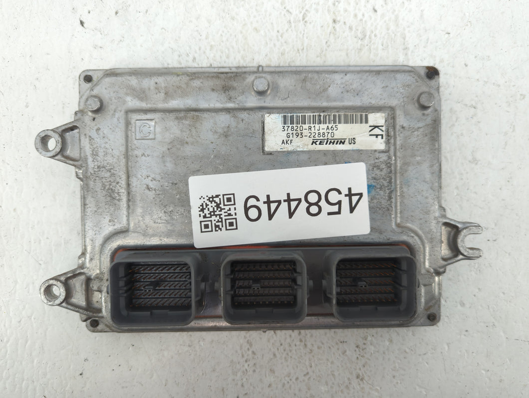 2014-2015 Honda Civic PCM Engine Control Computer ECU ECM PCU OEM P/N:G193-195991 37820-R1J-A65 Fits Fits 2014 2015 OEM Used Auto Parts