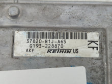 2014-2015 Honda Civic PCM Engine Control Computer ECU ECM PCU OEM P/N:G193-195991 37820-R1J-A65 Fits Fits 2014 2015 OEM Used Auto Parts