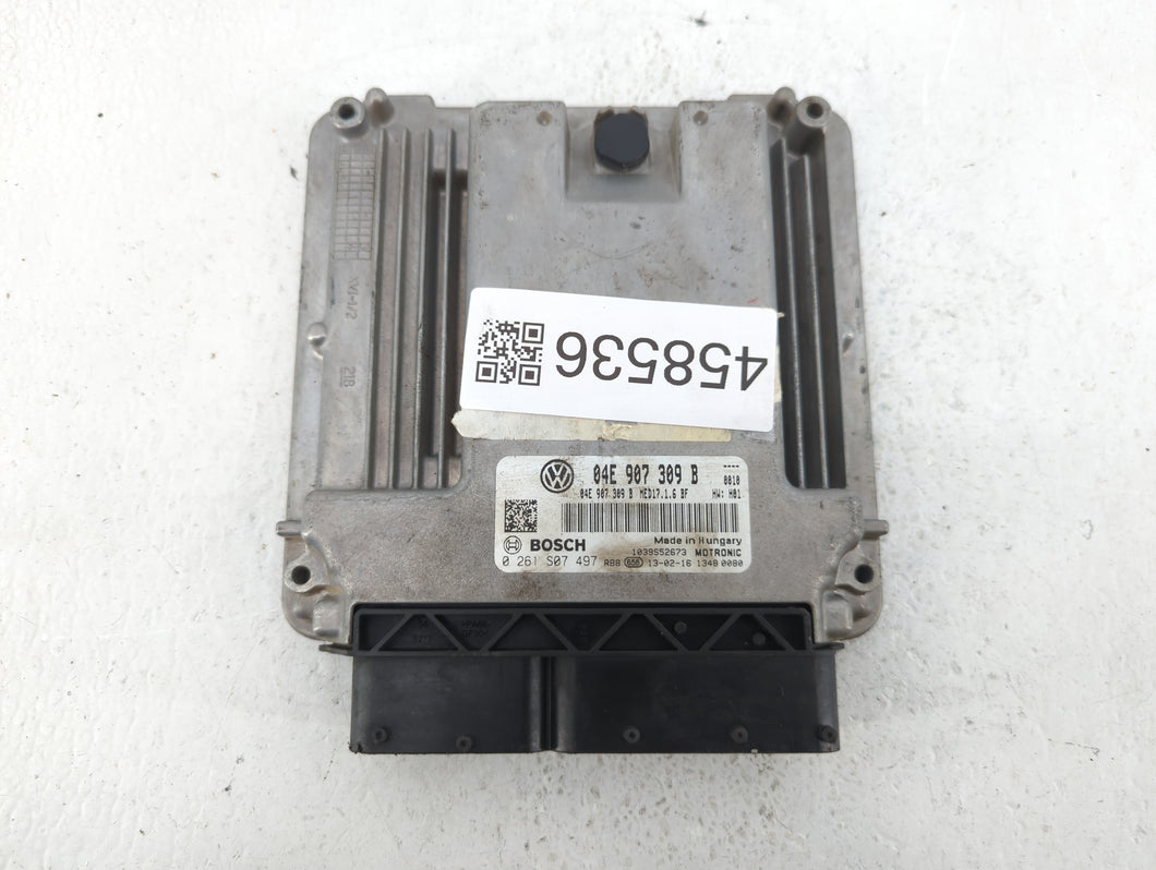 2016-2017 Volkswagen Jetta PCM Engine Control Computer ECU ECM PCU OEM P/N:04E 907 309 B 04E 907 309 AP Fits Fits 2016 2017 OEM Used Auto Parts