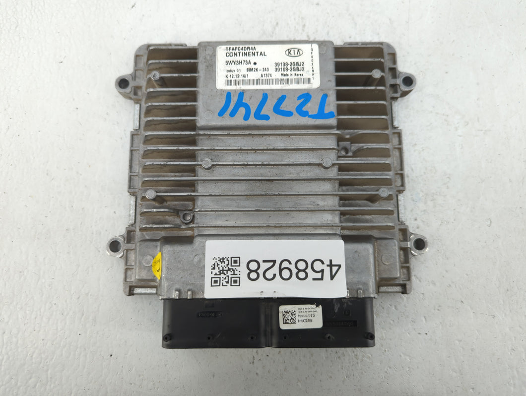 2015 Kia Optima PCM Engine Control Computer ECU ECM PCU OEM P/N:39108-2GBJ2 39138-2GBJ2 Fits OEM Used Auto Parts