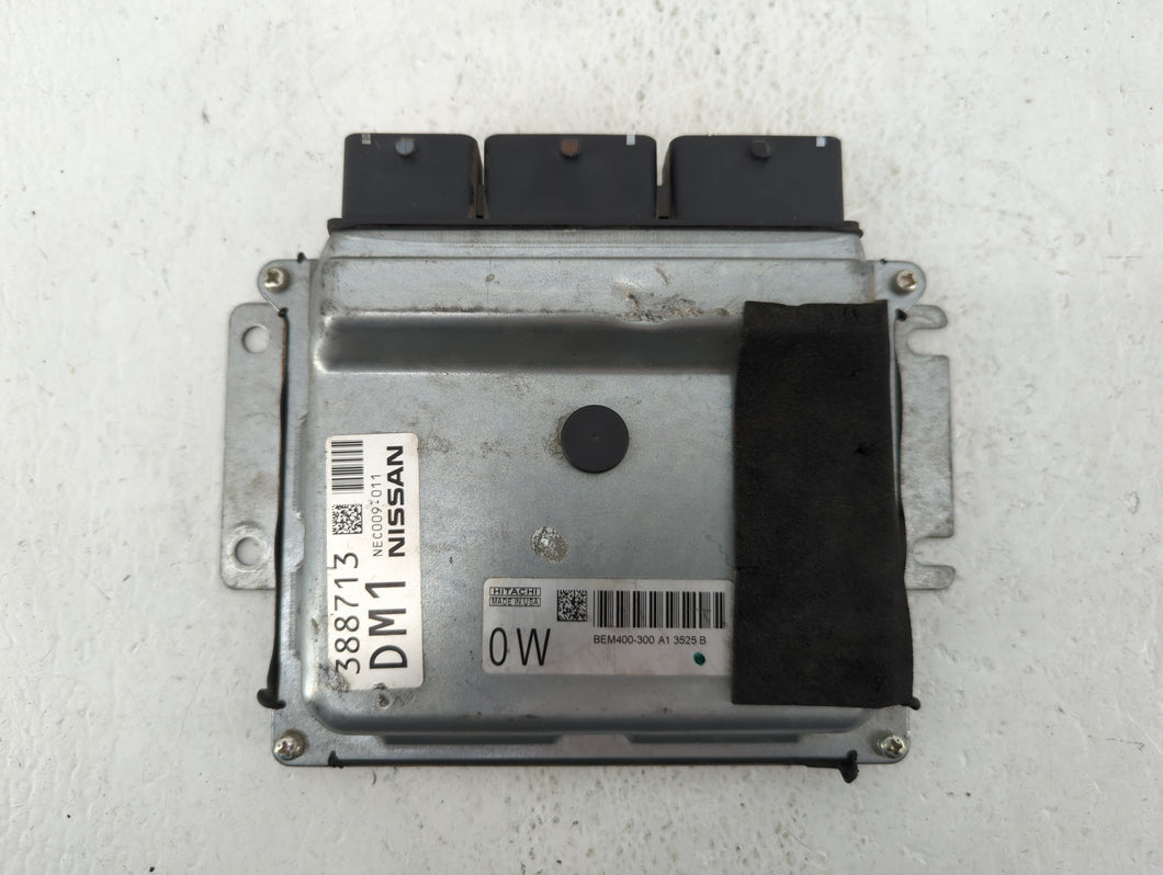 2013-2014 Nissan Altima PCM Engine Control Computer ECU ECM PCU OEM P/N:BEM400-300 A1 MEC300-001 A1 Fits Fits 2013 2014 OEM Used Auto Parts