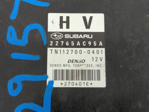 2011 Subaru Legacy PCM Engine Control Computer ECU ECM PCU OEM P/N:22765AB09B 88281AJ52A, 22765AC95A, 22765AC93A Fits OEM Used Auto Parts