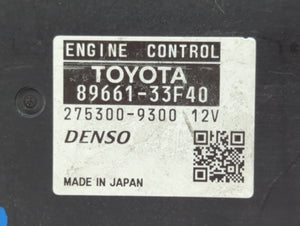 2010 Lexus Es350 PCM Engine Control Computer ECU ECM PCU OEM P/N:89661-33F40 89661-33F41 Fits OEM Used Auto Parts