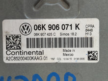 2015 Volkswagen Passat PCM Engine Control Computer ECU ECM PCU OEM P/N:06K 906 071 K Fits OEM Used Auto Parts