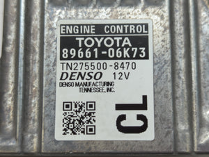 2012-2014 Toyota Camry PCM Engine Control Computer ECU ECM PCU OEM P/N:89661-06K73 89661-06K63 Fits Fits 2012 2013 2014 OEM Used Auto Parts