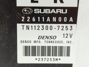 2008-2009 Subaru Legacy PCM Engine Control Computer ECU ECM PCU OEM P/N:22611AN00A 22611AN02C, 22611AN00B Fits Fits 2008 2009 OEM Used Auto Parts