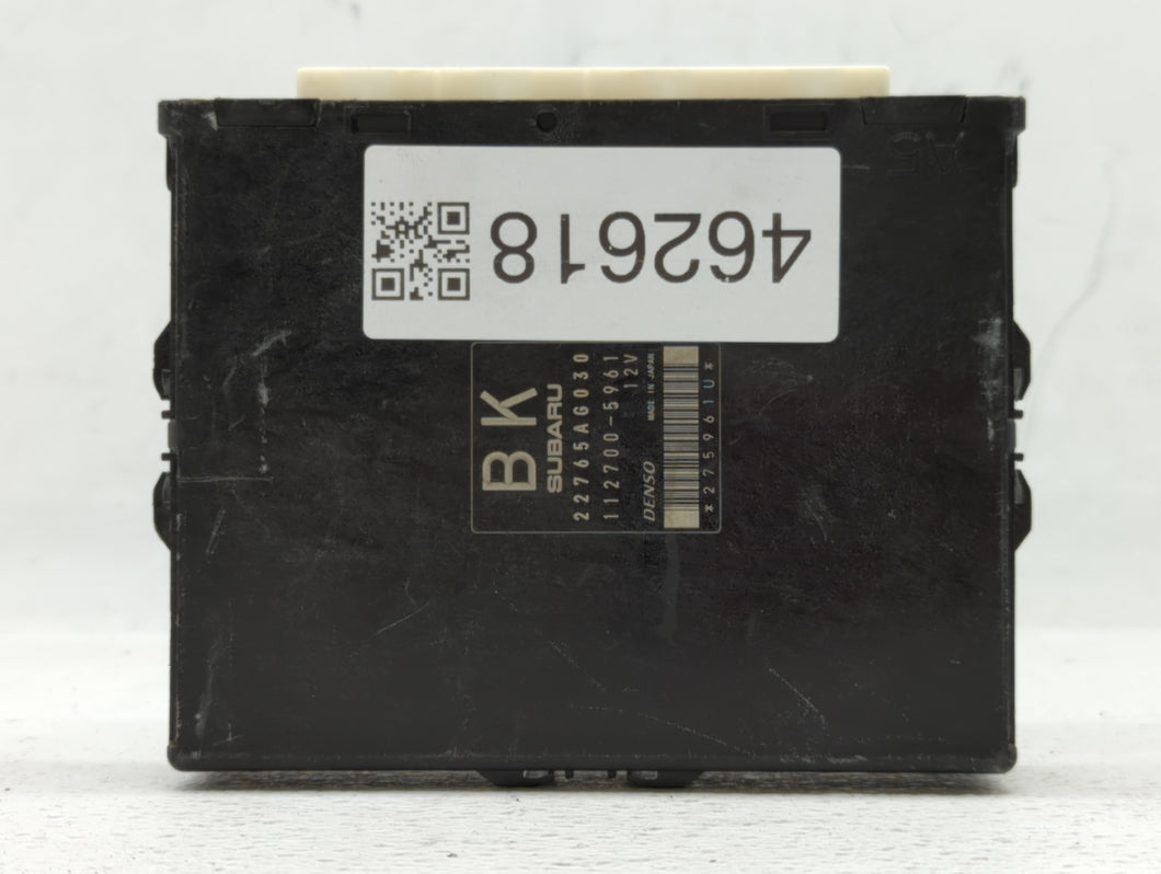 2014 Subaru Impreza PCM Engine Control Computer ECU ECM PCU OEM P/N:112700-5961 22765AG030 Fits OEM Used Auto Parts