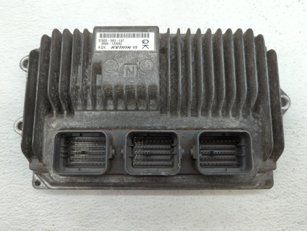 2013 Honda Accord PCM Engine Control Computer ECU ECM PCU OEM P/N:37820-5A3-L68 37820-5A3-L69, 37820-5A3-L67, 37820-5A3-L65 Fits OEM Used Auto Parts