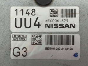 2013-2015 Nissan Sentra PCM Engine Control Computer ECU ECM PCU OEM P/N:NEC006-625 NEC004-631, NEC005-667 Fits Fits 2013 2014 2015 OEM Used Auto Parts