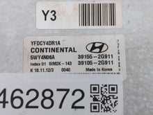 2011-2015 Hyundai Sonata PCM Engine Control Computer ECU ECM PCU OEM P/N:39155-2G911 39105-2G913 Fits OEM Used Auto Parts