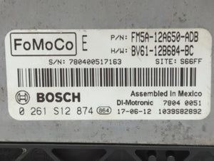 2013-2018 Ford Focus PCM Engine Control Computer ECU ECM PCU OEM P/N:BV61-12B684-BC FM5A-12A650-ADB Fits OEM Used Auto Parts