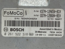 2020 Ford Fusion PCM Engine Control Computer ECU ECM PCU OEM P/N:GS7A-12B684-BEA KS7A-12A650-BCA Fits OEM Used Auto Parts