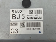 2013-2015 Nissan Sentra PCM Engine Control Computer ECU ECM PCU OEM P/N:NEC009-636 NEC006-621, NEC007-679 Fits Fits 2013 2014 2015 OEM Used Auto Parts