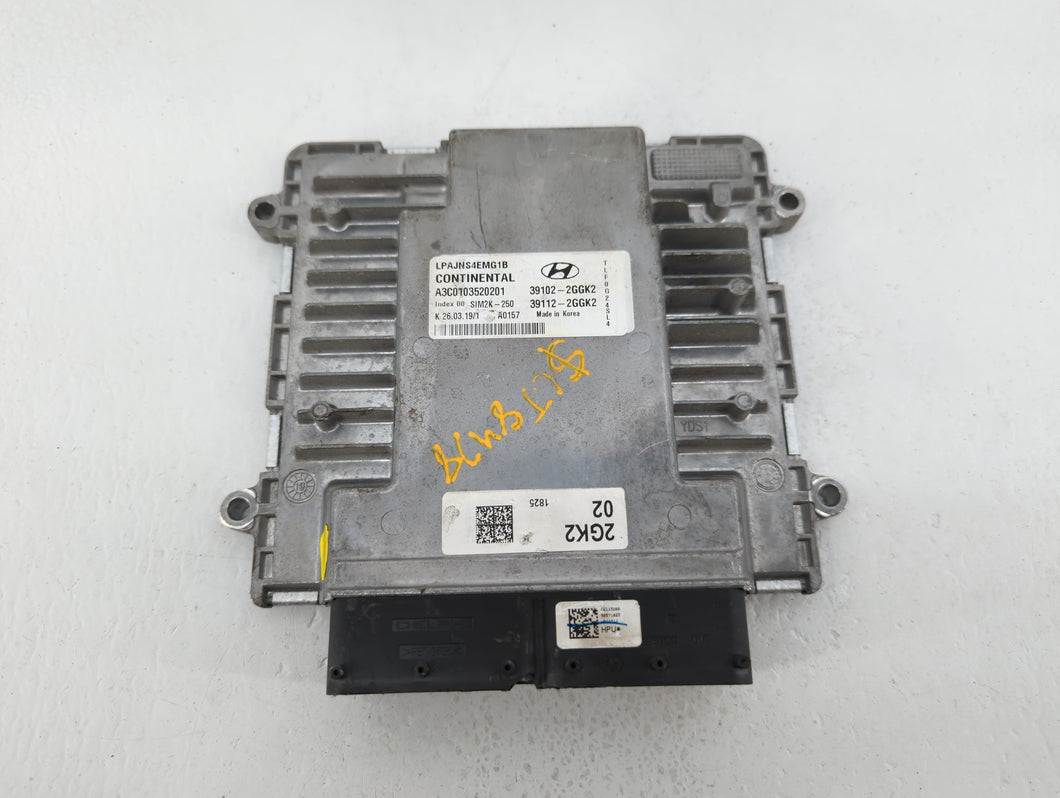 2018-2019 Hyundai Sonata PCM Engine Control Computer ECU ECM PCU OEM P/N:39112-2GGK0 39102-2GGK0, 39102-2GGJ0 Fits Fits 2018 2019 OEM Used Auto Parts