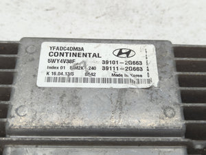 2011-2014 Hyundai Sonata PCM Engine Control Computer ECU ECM PCU OEM P/N:39111-2G662 39101-2G662 Fits Fits 2011 2012 2013 2014 OEM Used Auto Parts