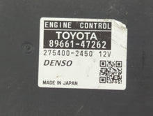 2010 Toyota Prius PCM Engine Control Computer ECU ECM PCU OEM P/N:89661-47261 89661-47262 Fits OEM Used Auto Parts