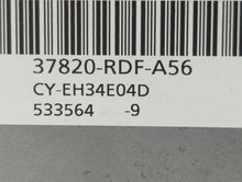 2015-2016 Acura Tlx PCM Engine Control Computer ECU ECM PCU OEM P/N:37820-RDF-A53 37820-RDF-A56, 37820-RDF-A52 Fits Fits 2015 2016 OEM Used Auto Parts