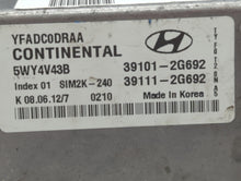 2011-2014 Hyundai Sonata PCM Engine Control Computer ECU ECM PCU OEM P/N:39111-2G690 39101-2G690 Fits Fits 2011 2012 2013 2014 OEM Used Auto Parts