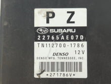 2013-2014 Subaru Legacy PCM Engine Control Computer ECU ECM PCU OEM P/N:22765AE06D 22765AE07C, 22765AE07D Fits Fits 2013 2014 OEM Used Auto Parts